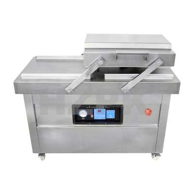 HZPK double chamber vacuum packaging machine for fruits vegetables fish and other food